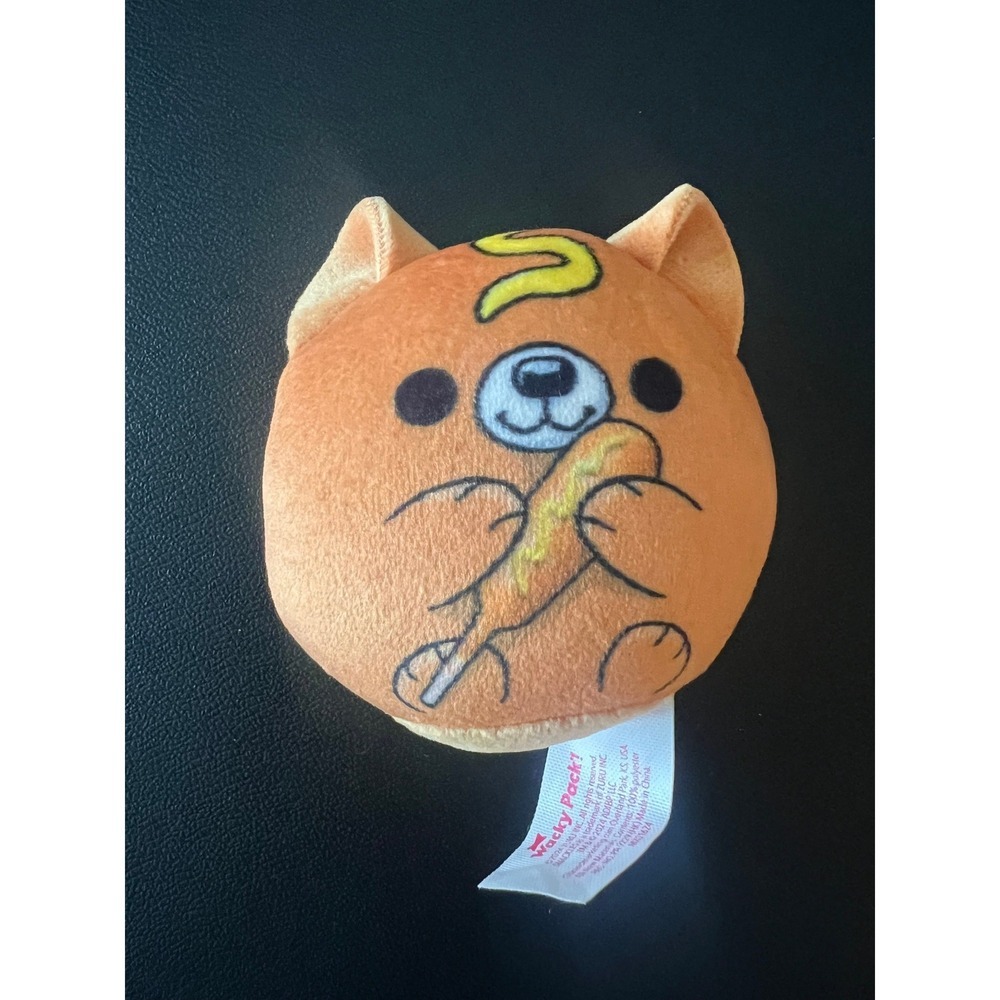 Zuru Snackles Sonic Drive-In Wacky Pack Corndog Dog Plush Orange Small 2024